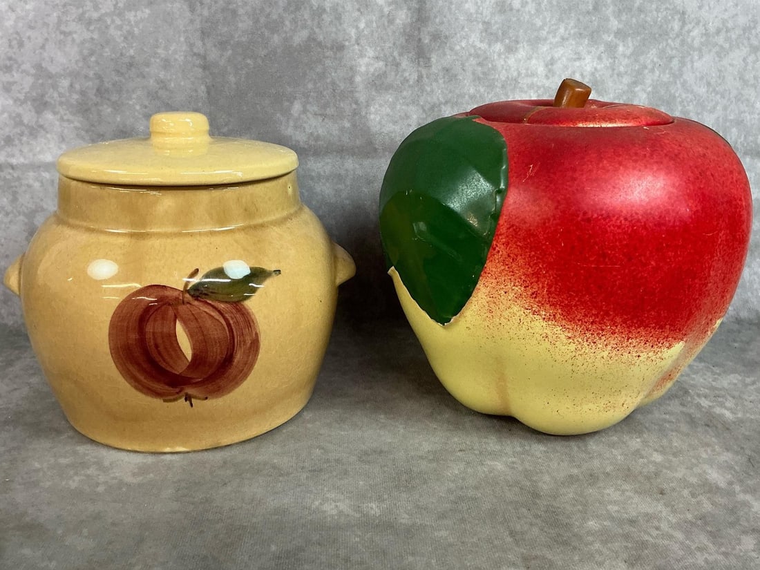 Apple Bean Pot & Cookie Jar (1 of 6)