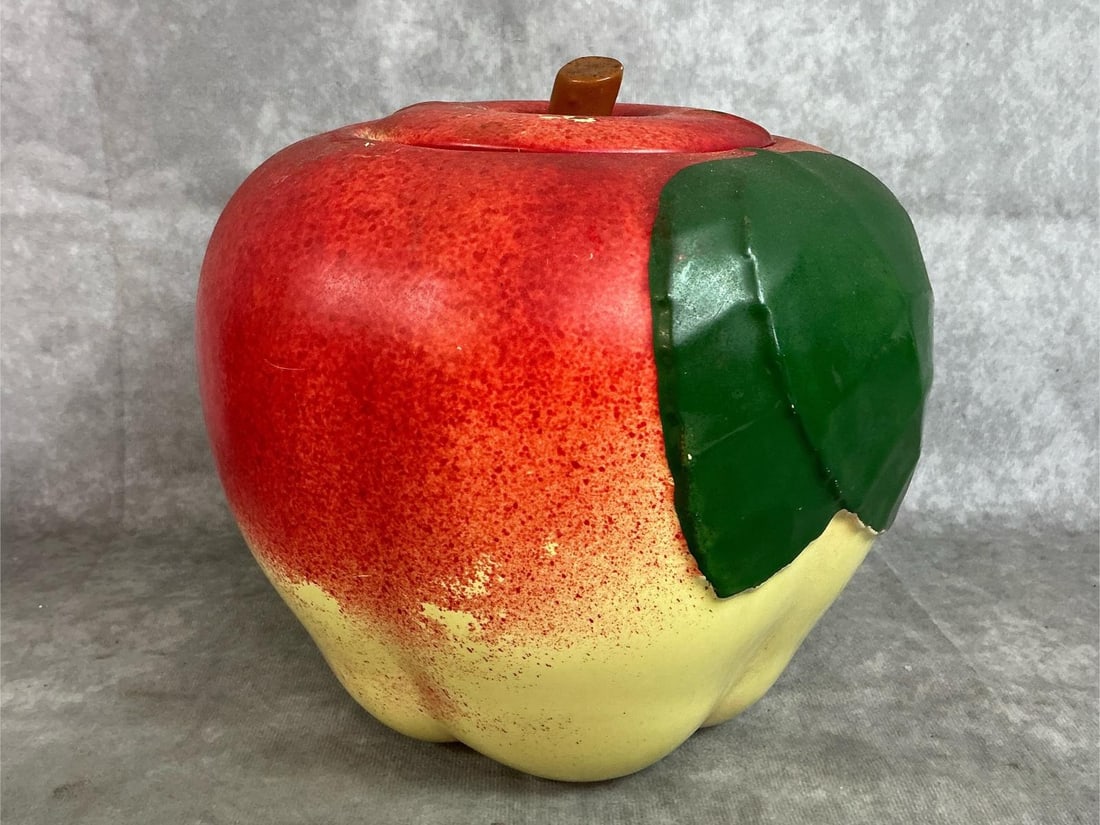 Apple Bean Pot & Cookie Jar - 2