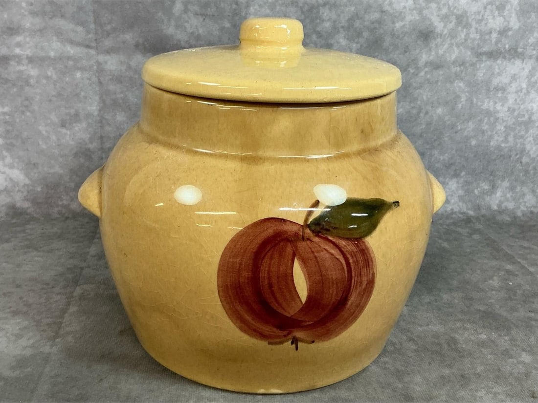 Apple Bean Pot & Cookie Jar - 4