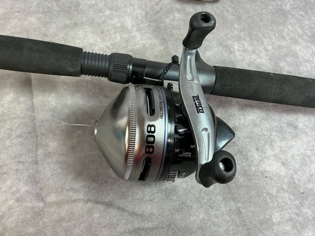 Zebco Reels with Assorted Rods - 2