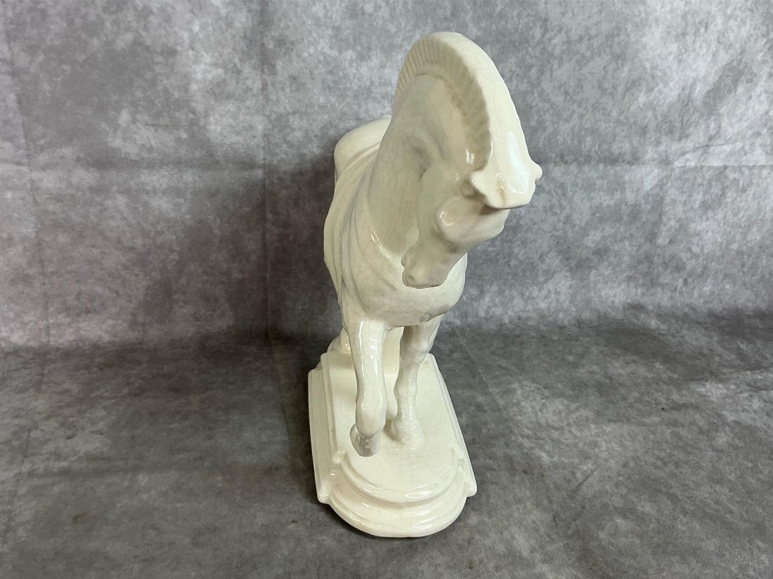 Prancing Trojan Horse Statue - 2