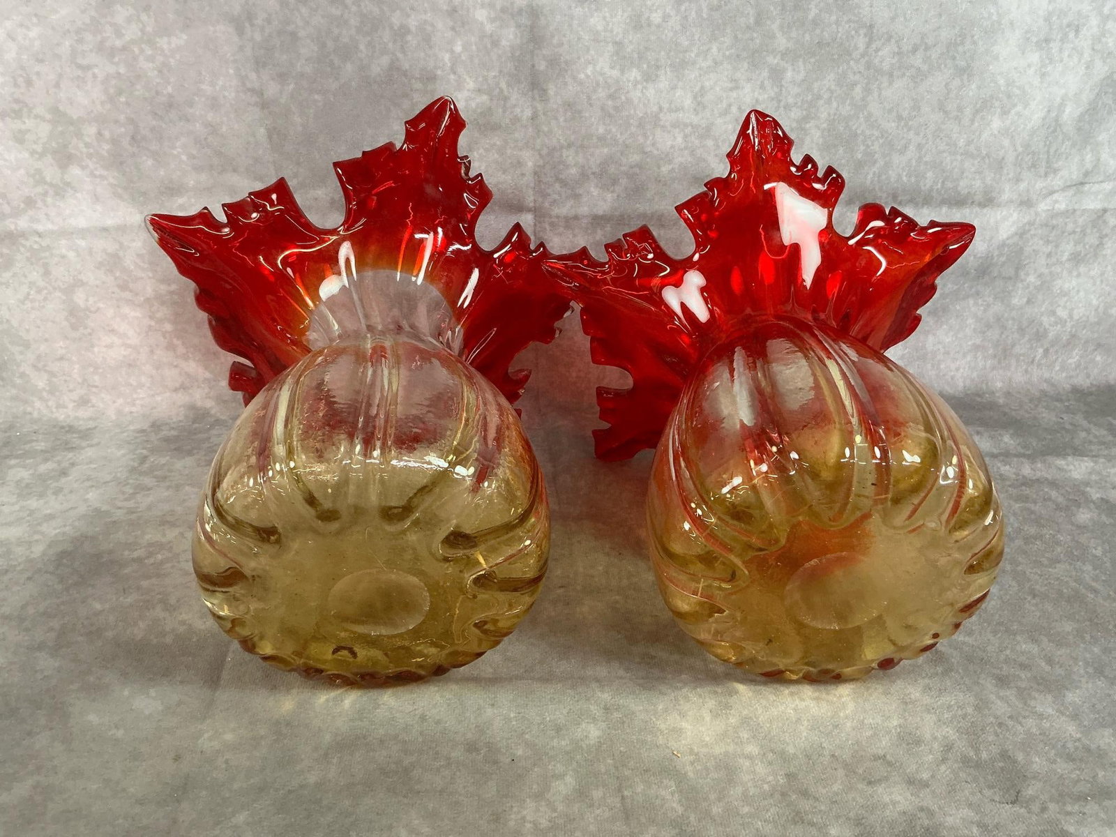 Murano Flame Art Vases - 3