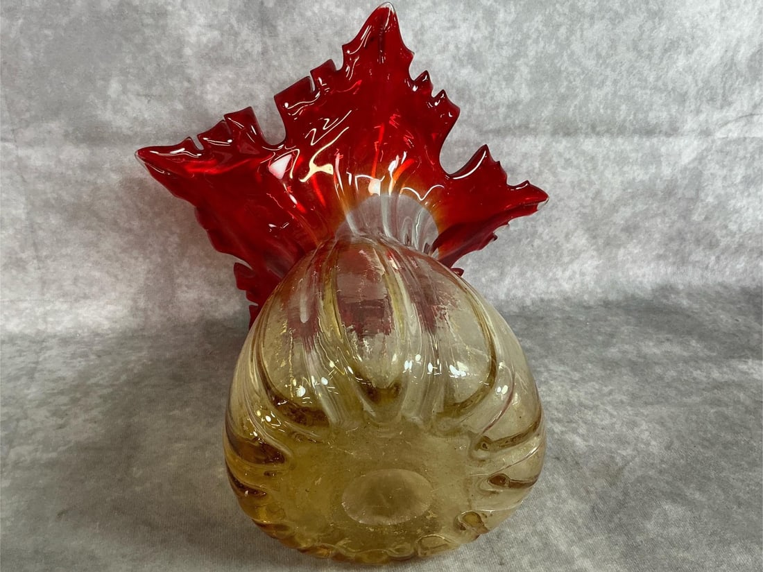 Murano Flame Art Vases - 4