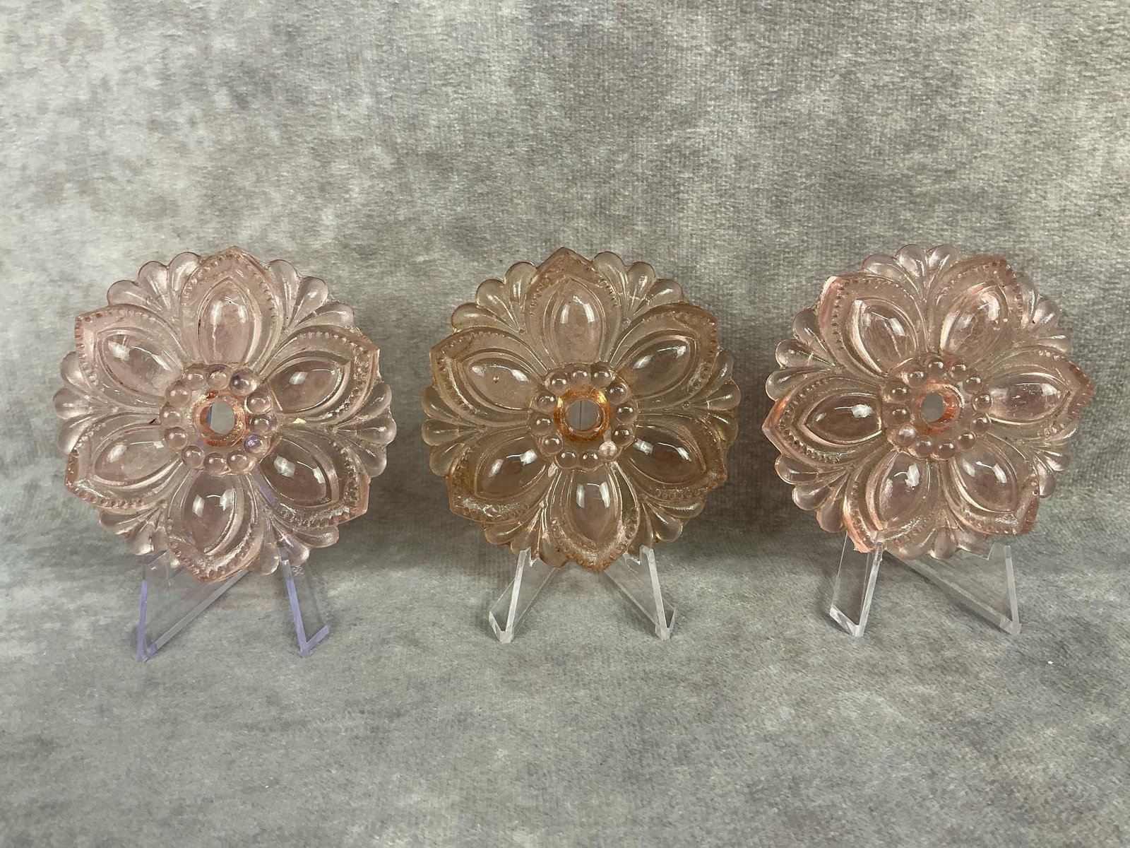 Victorian Glass Tiebacks - 2