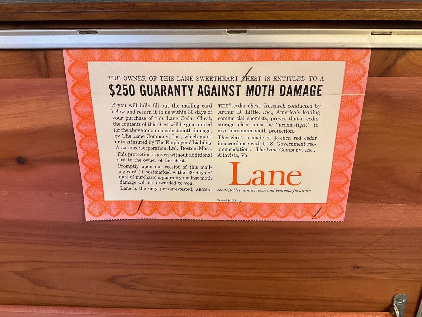 Lane Blanket Chest - 3