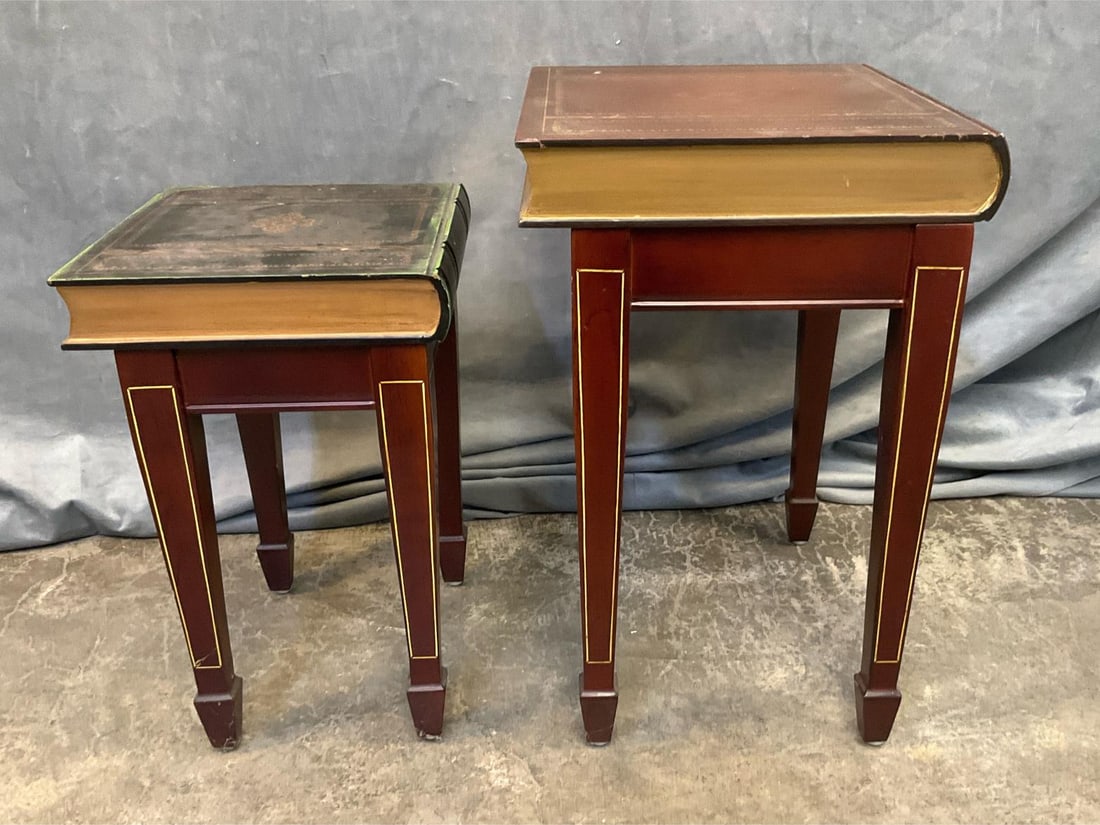 Two Decorative Book Stools - 2