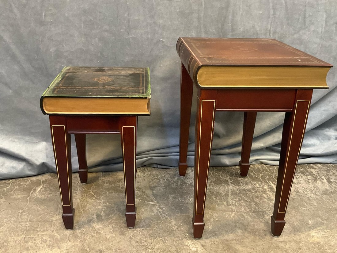Two Decorative Book Stools - 4