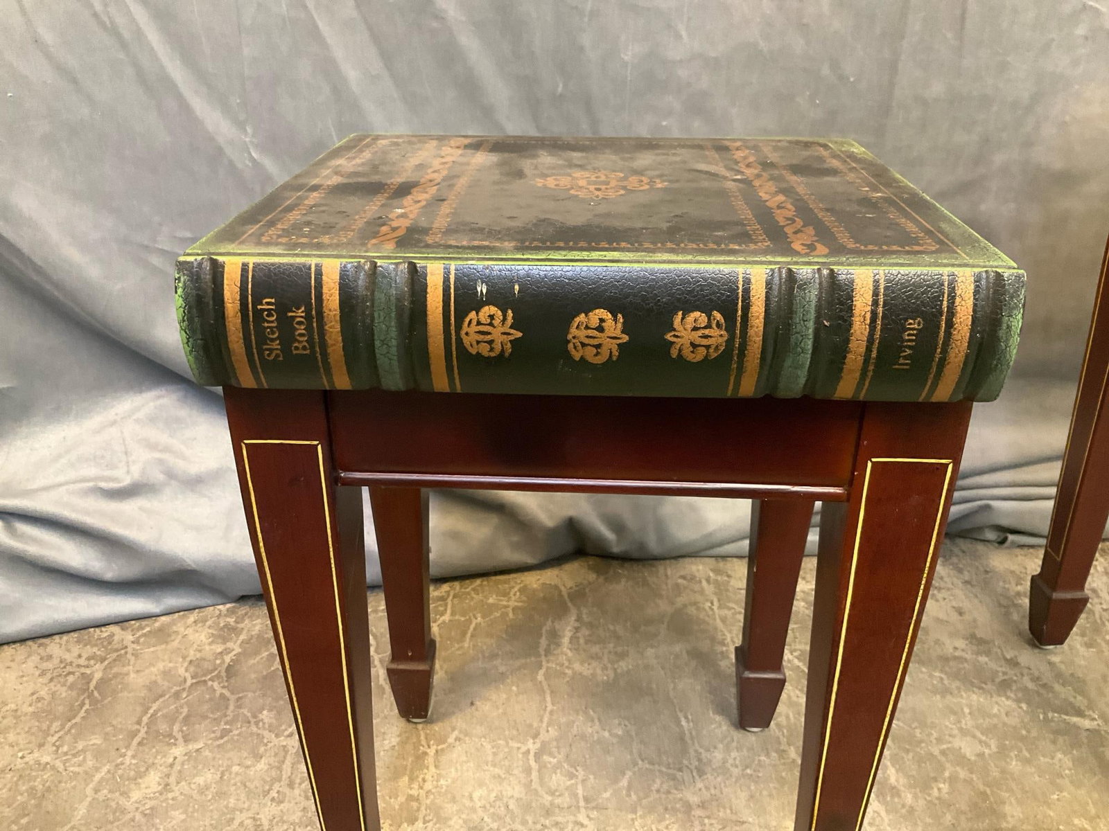 Two Decorative Book Stools - 8