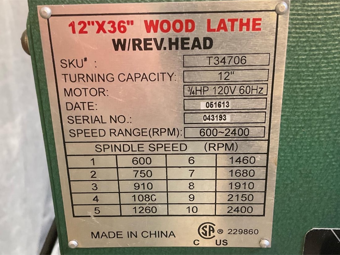 Wood Lathe - 2
