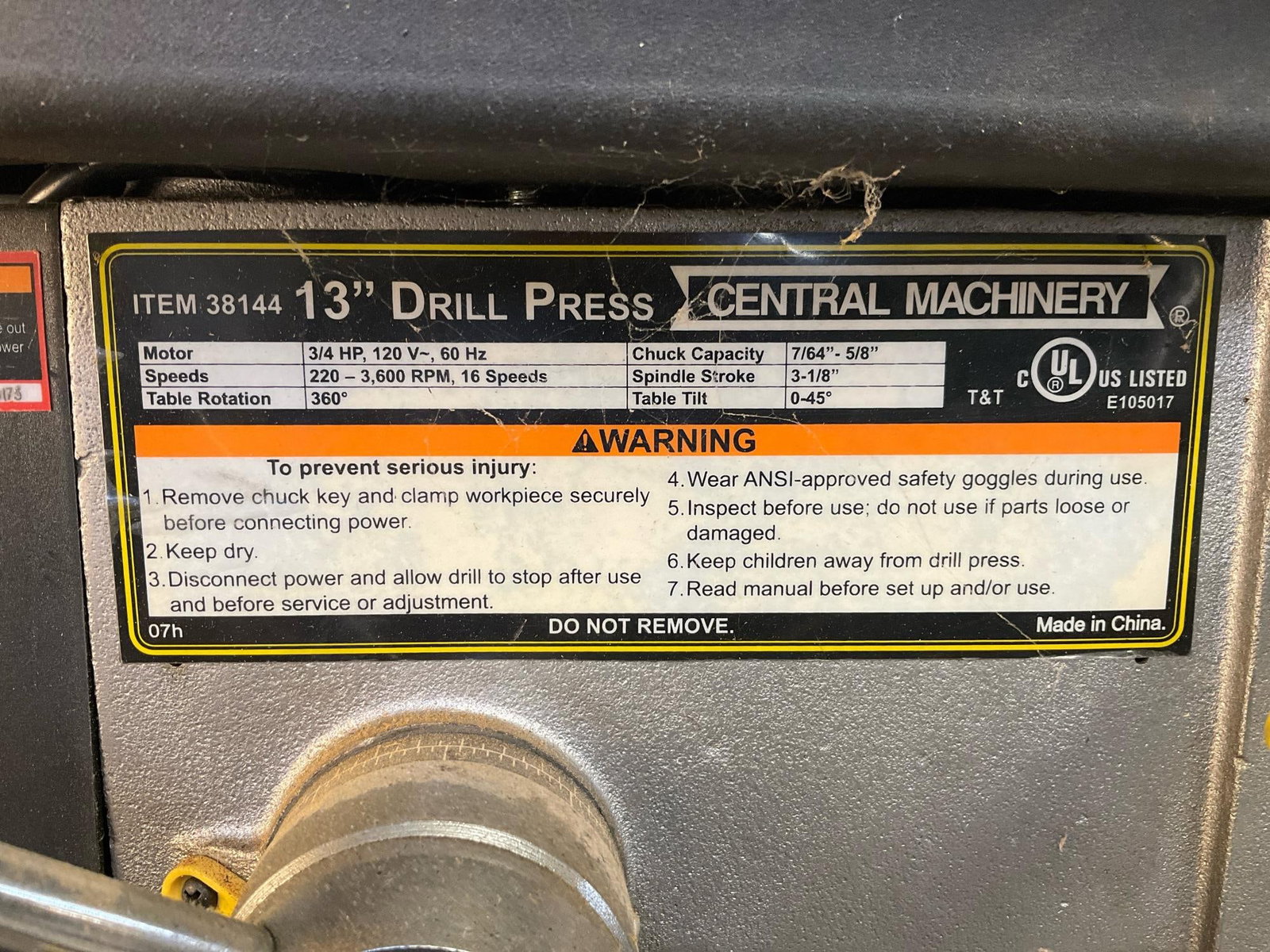 Drill Press - 3
