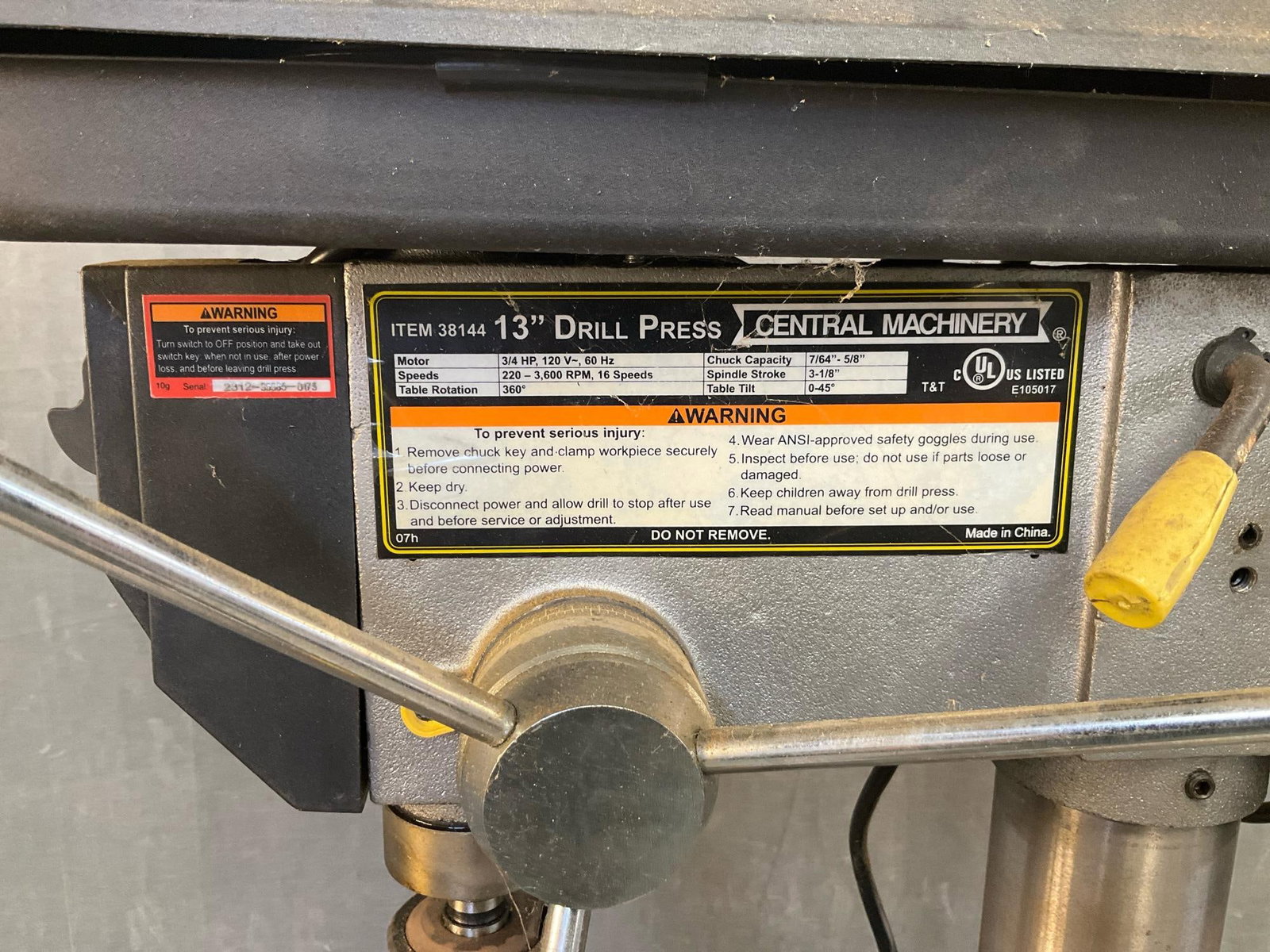 Drill Press - 4