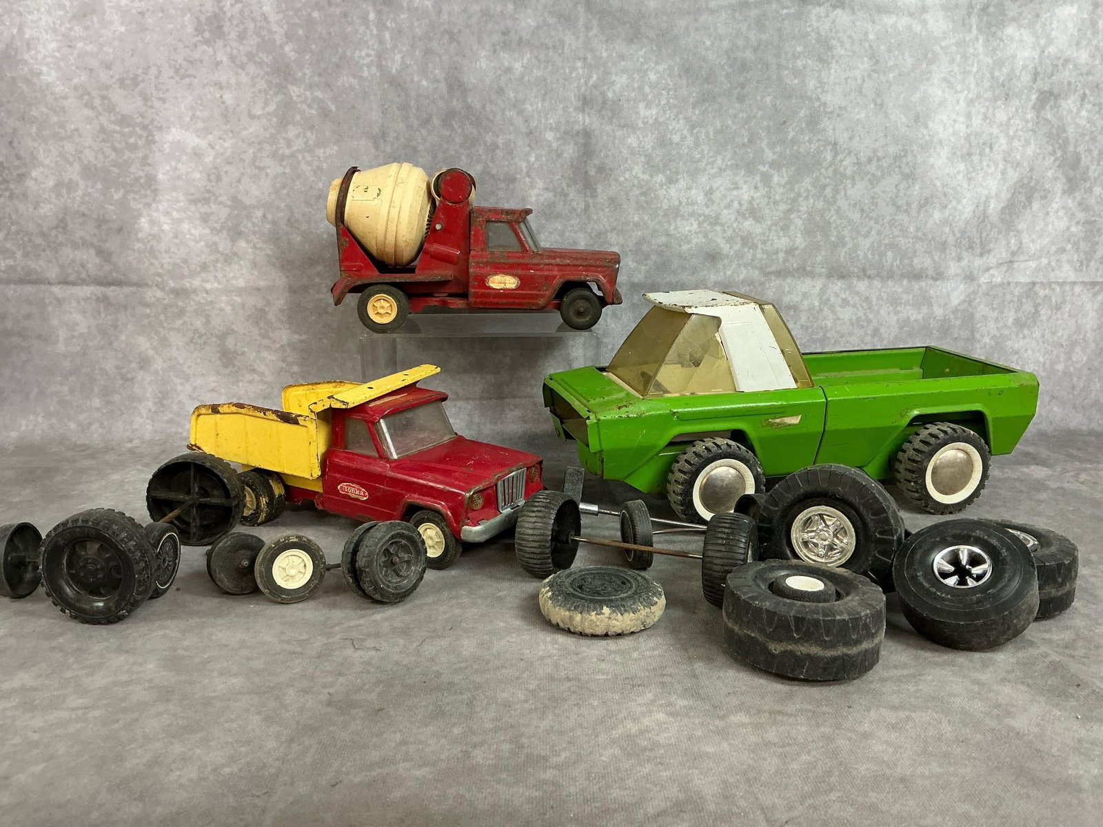 Vintage Toy Trucks & Tires (1 of 11)