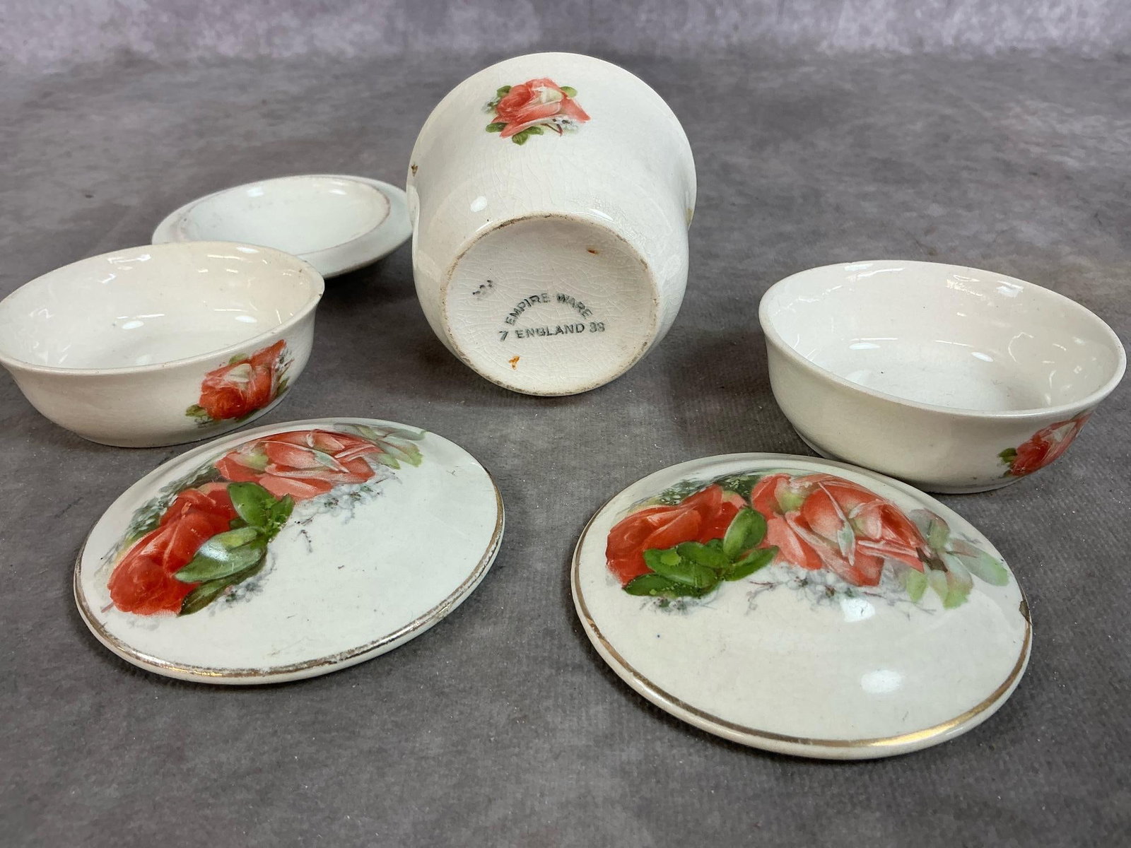 Vanity & Kitchen Painted Porcelain - 7