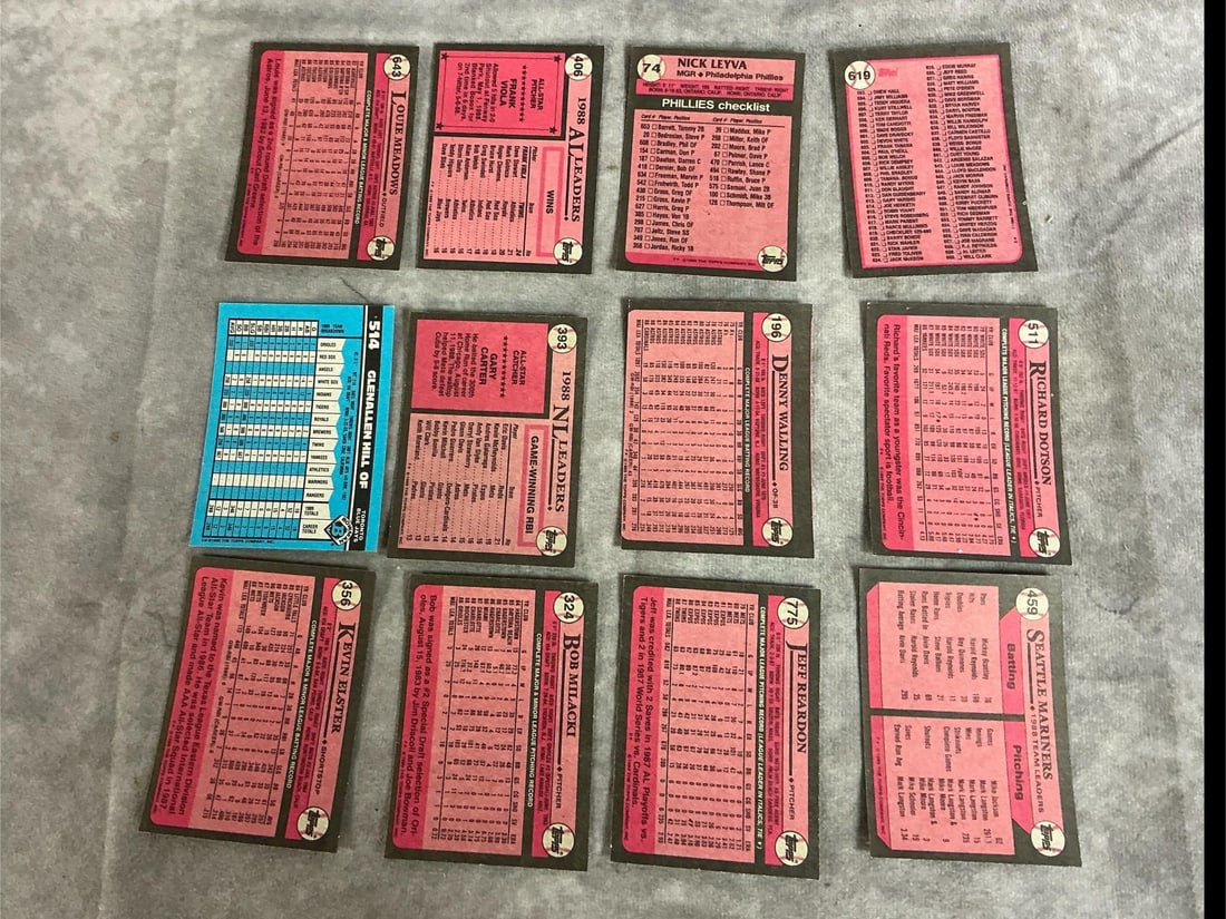 Error Baseball Cards - 3