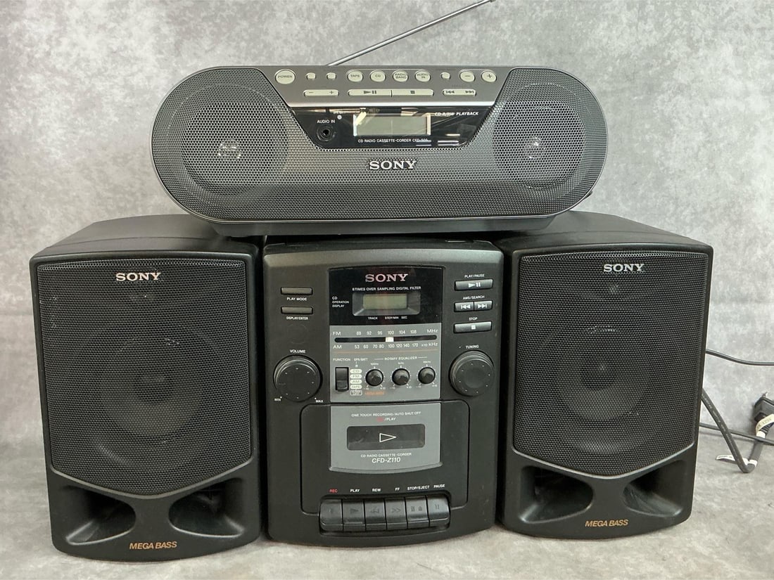 Sony Portable Boombox & Stereo Set with Speakers (1 of 6)