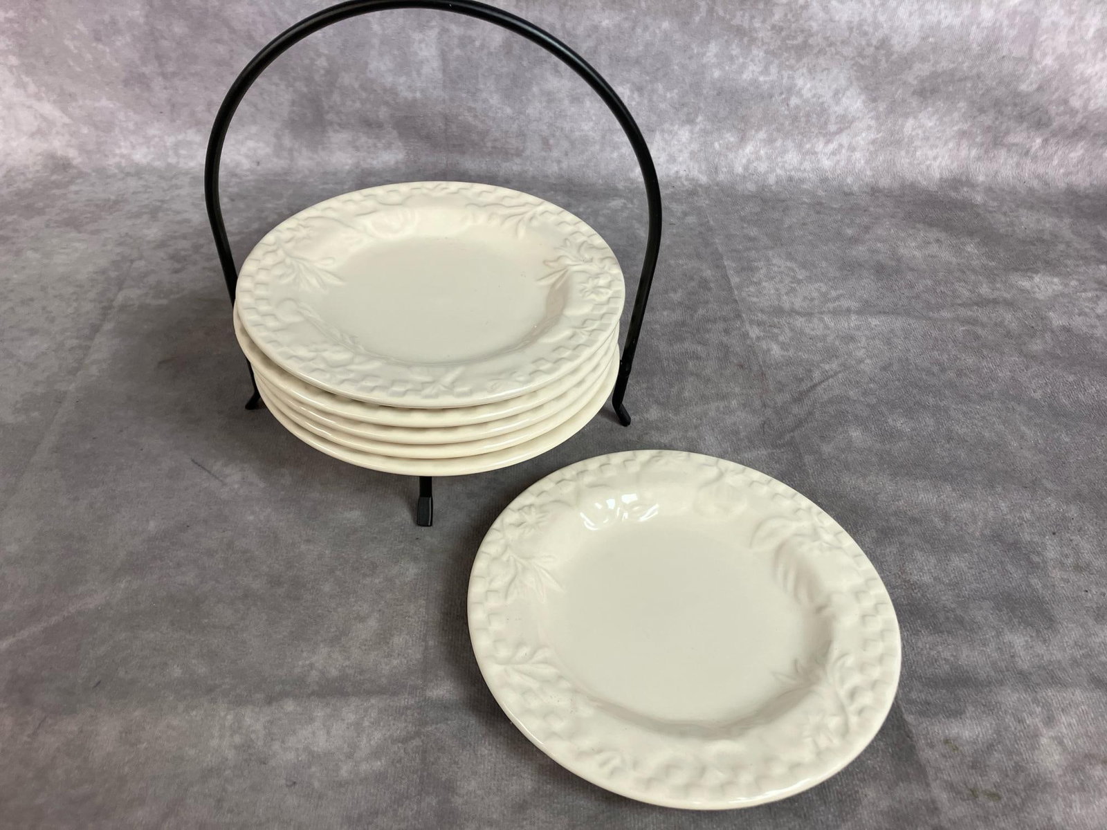 Cream Colored Pottery Collection - 5