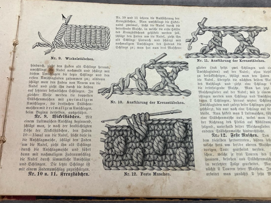 German Handicraft Textbooks & Mark Notes - 3