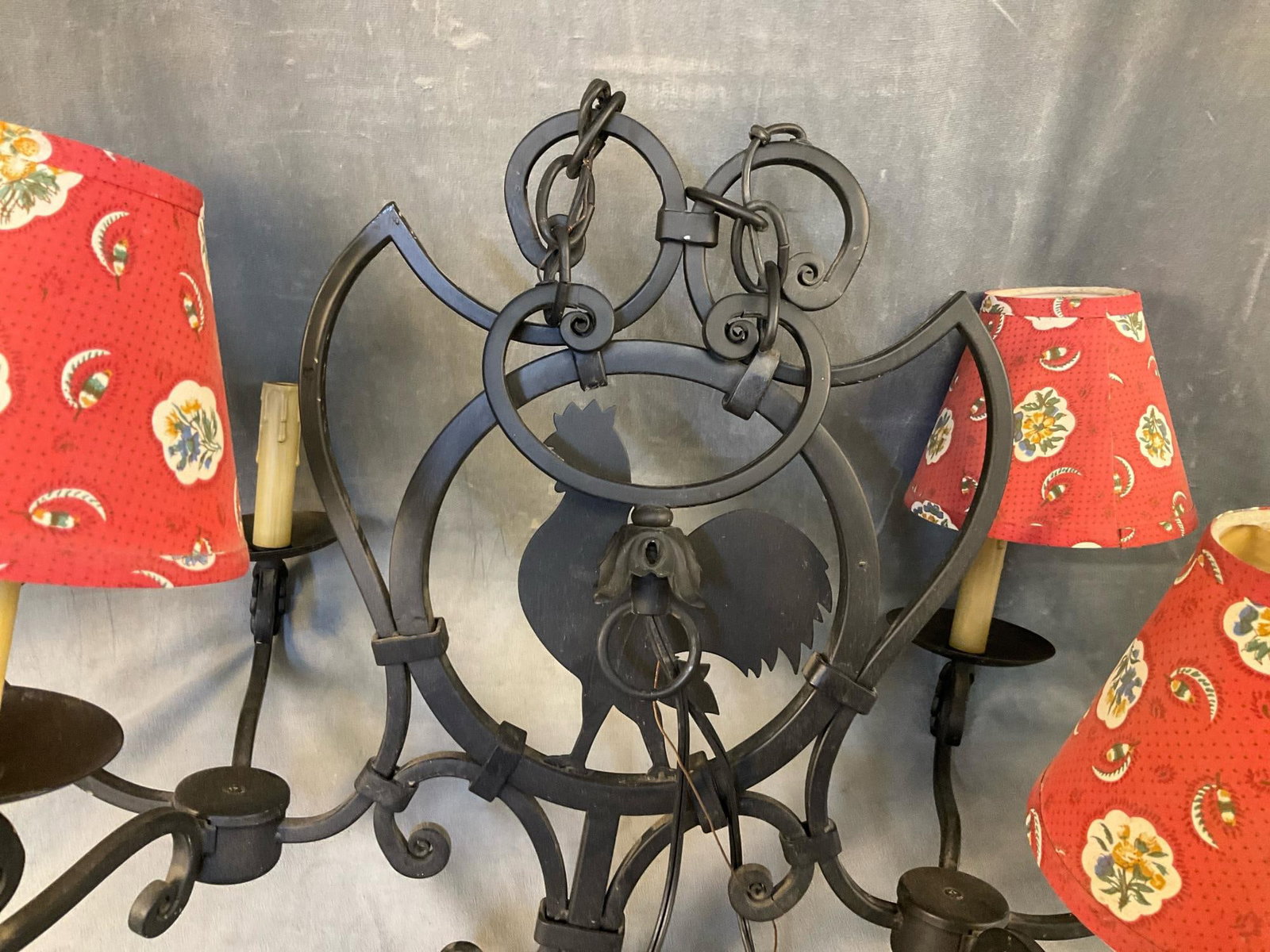 Rooster Chandelier - 6
