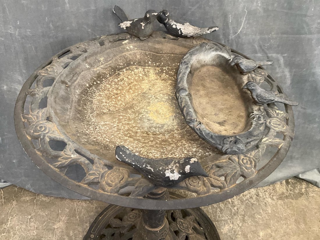 Cast Iron Bird Bath - 2