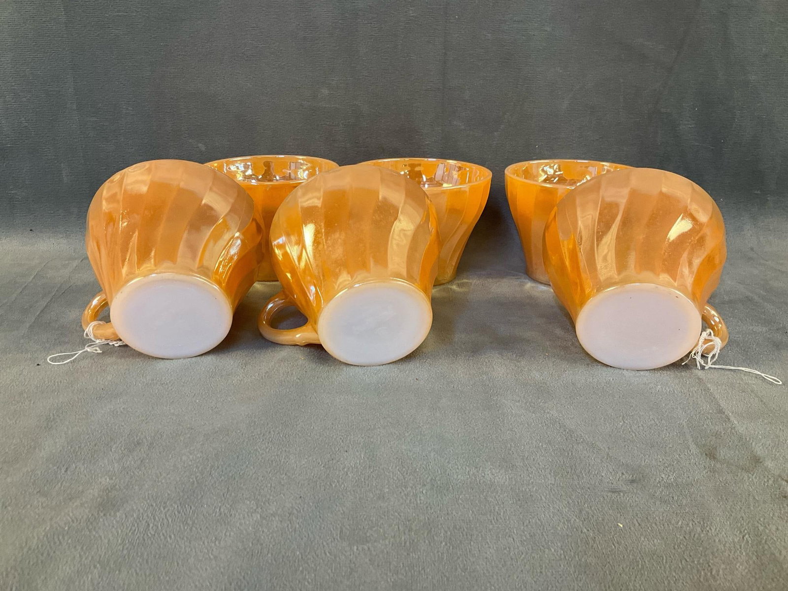 Fire King Orange Lustre - 10