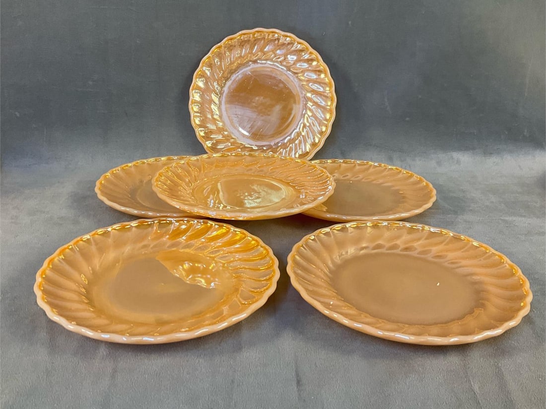 Fire King Orange Lustre - 5