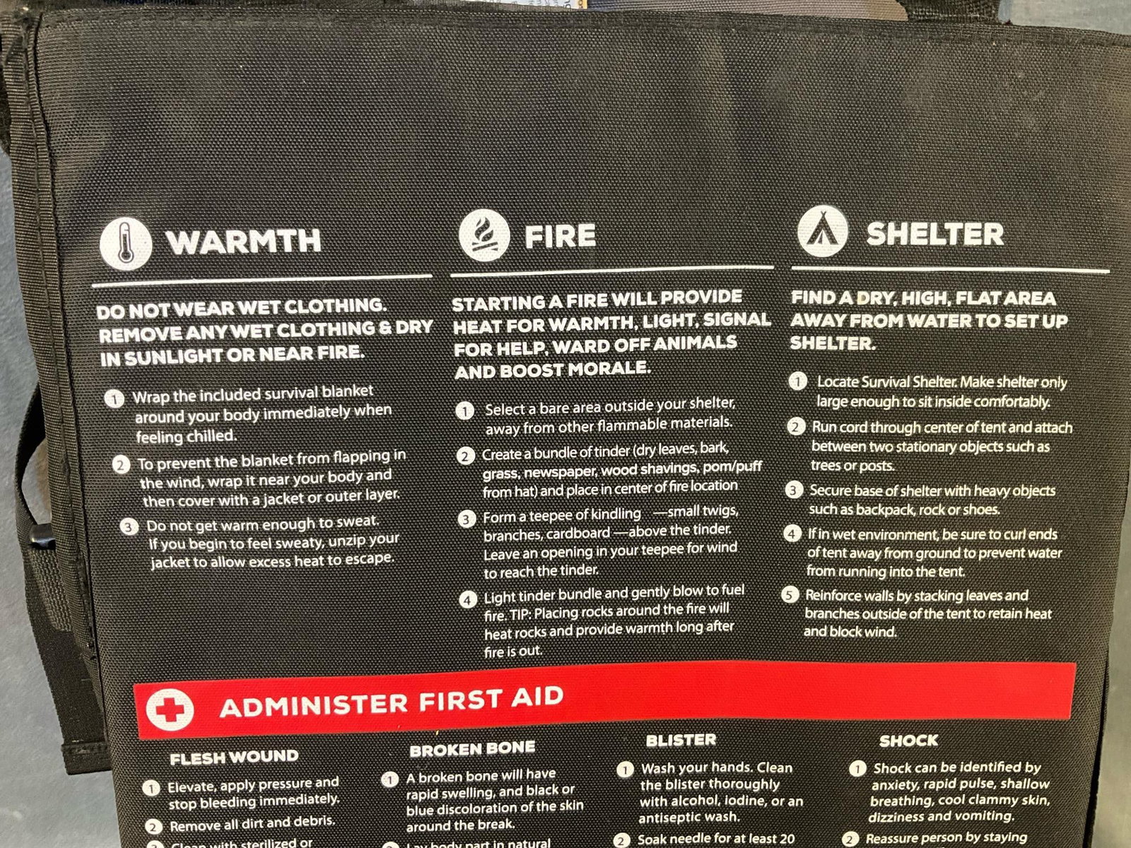 Survival Backpack Kit - 4