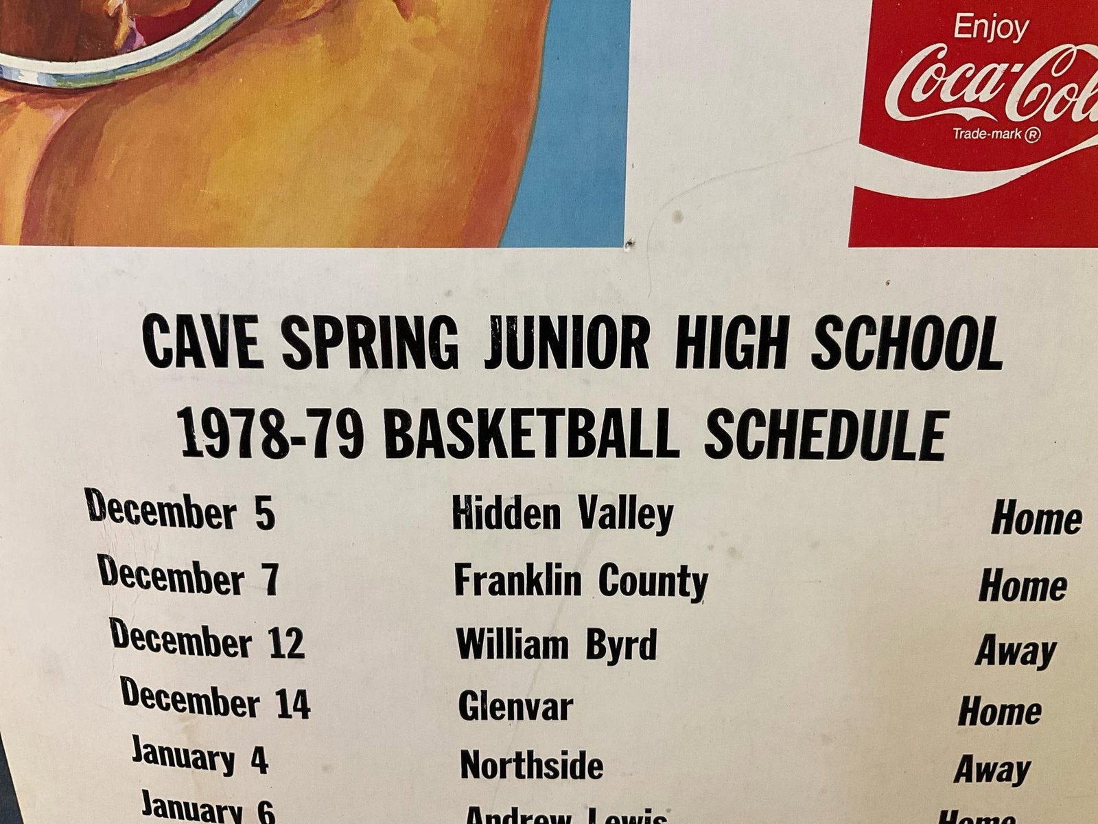 Cave Spring Basketball Broadside - 3