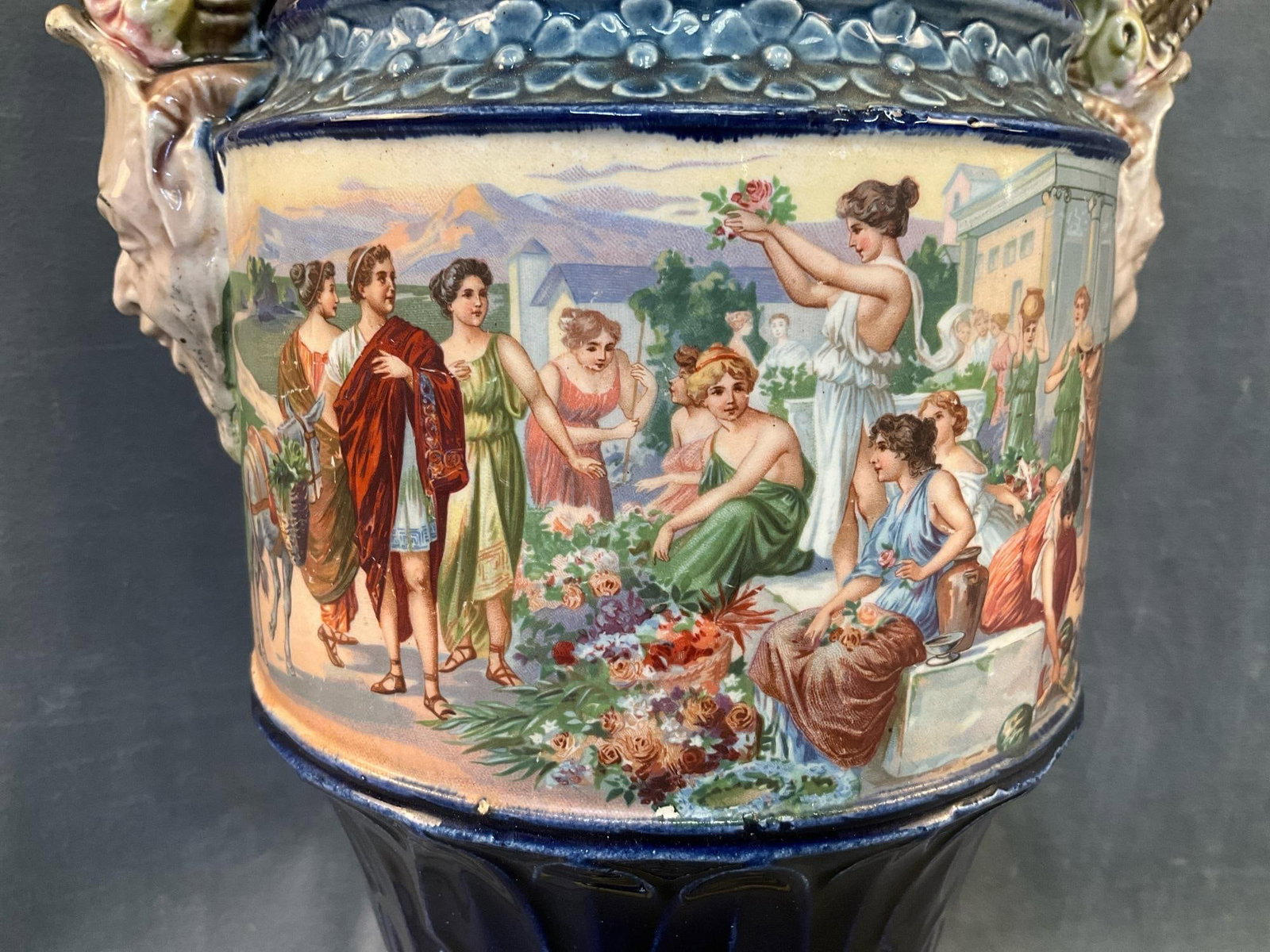 Majolica Vase - 4