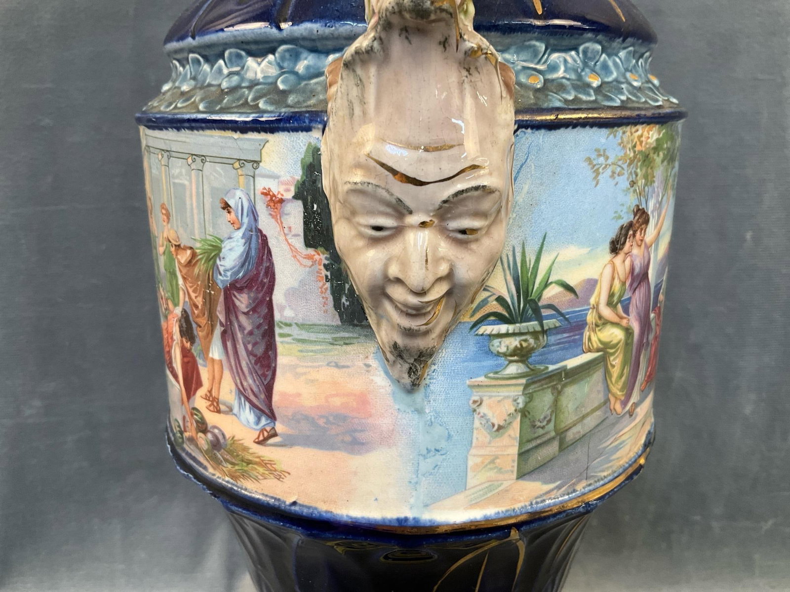 Majolica Vase - 6