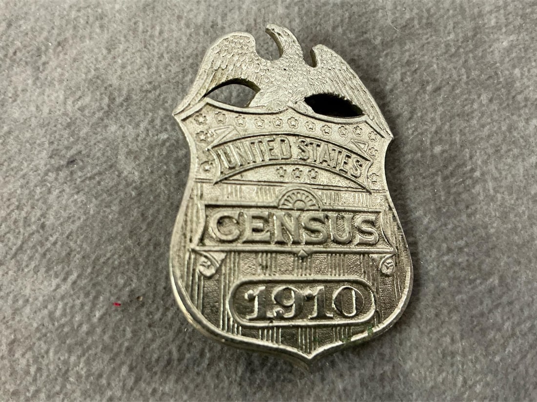 Antique Census Badges - 3