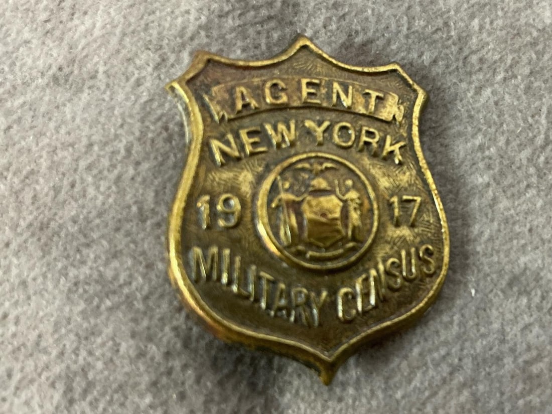 Antique Census Badges - 4