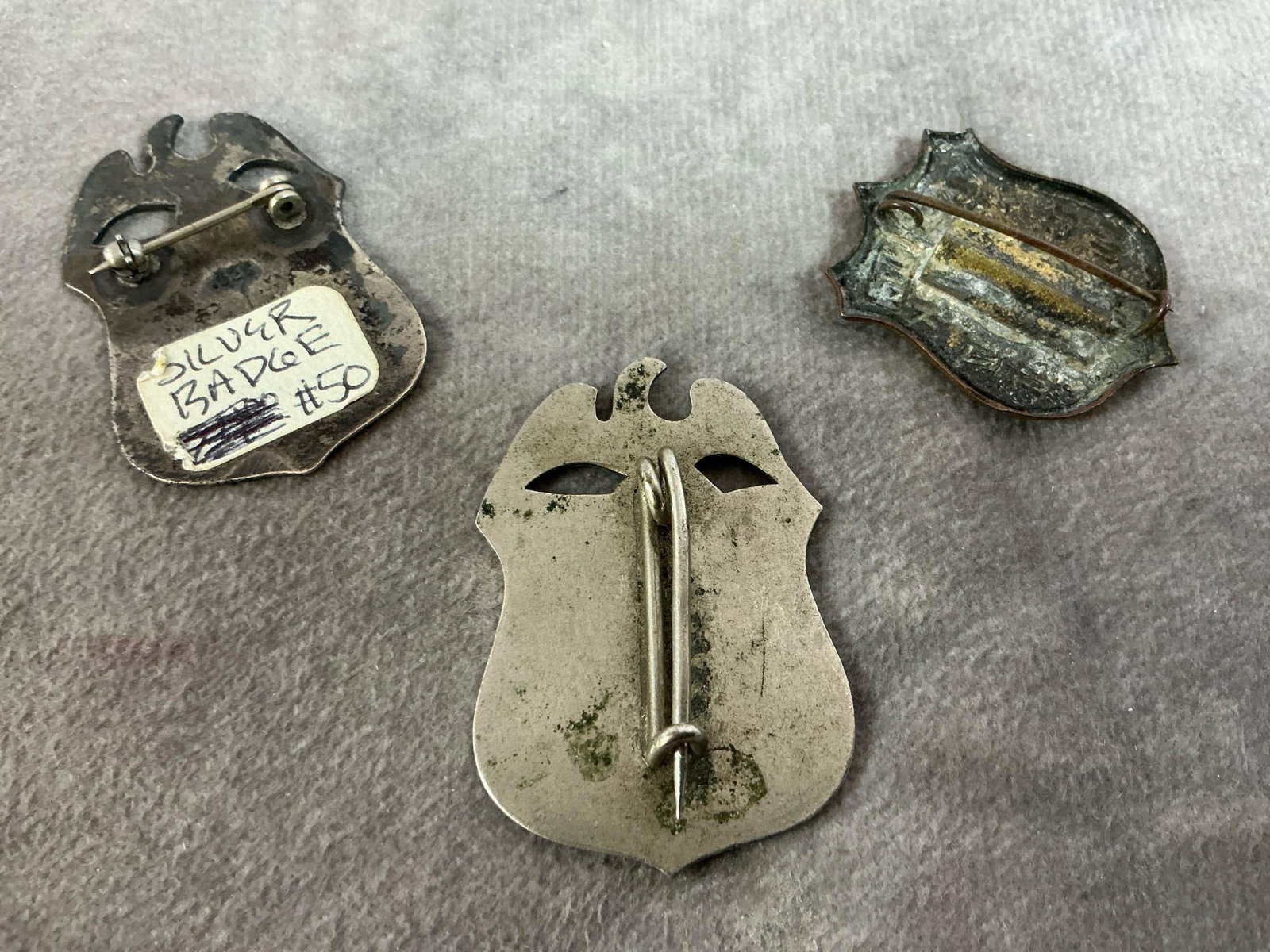 Antique Census Badges - 5