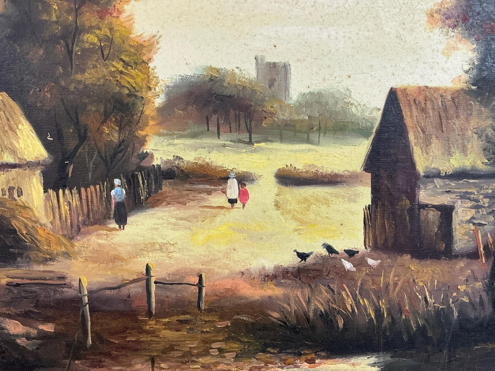 Country Scene on Canvas - 2