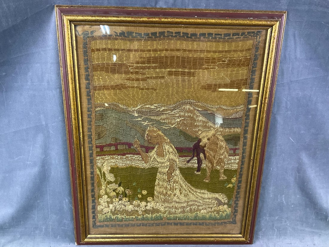 Embroidery On Linen - 2