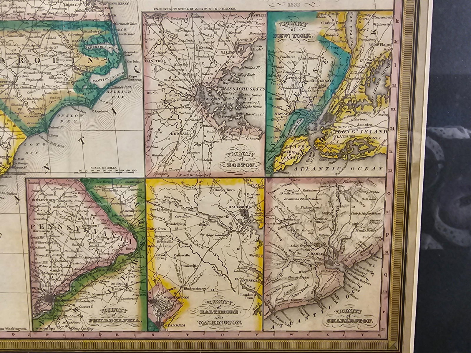 1832 Mitchell's United States Map - 5