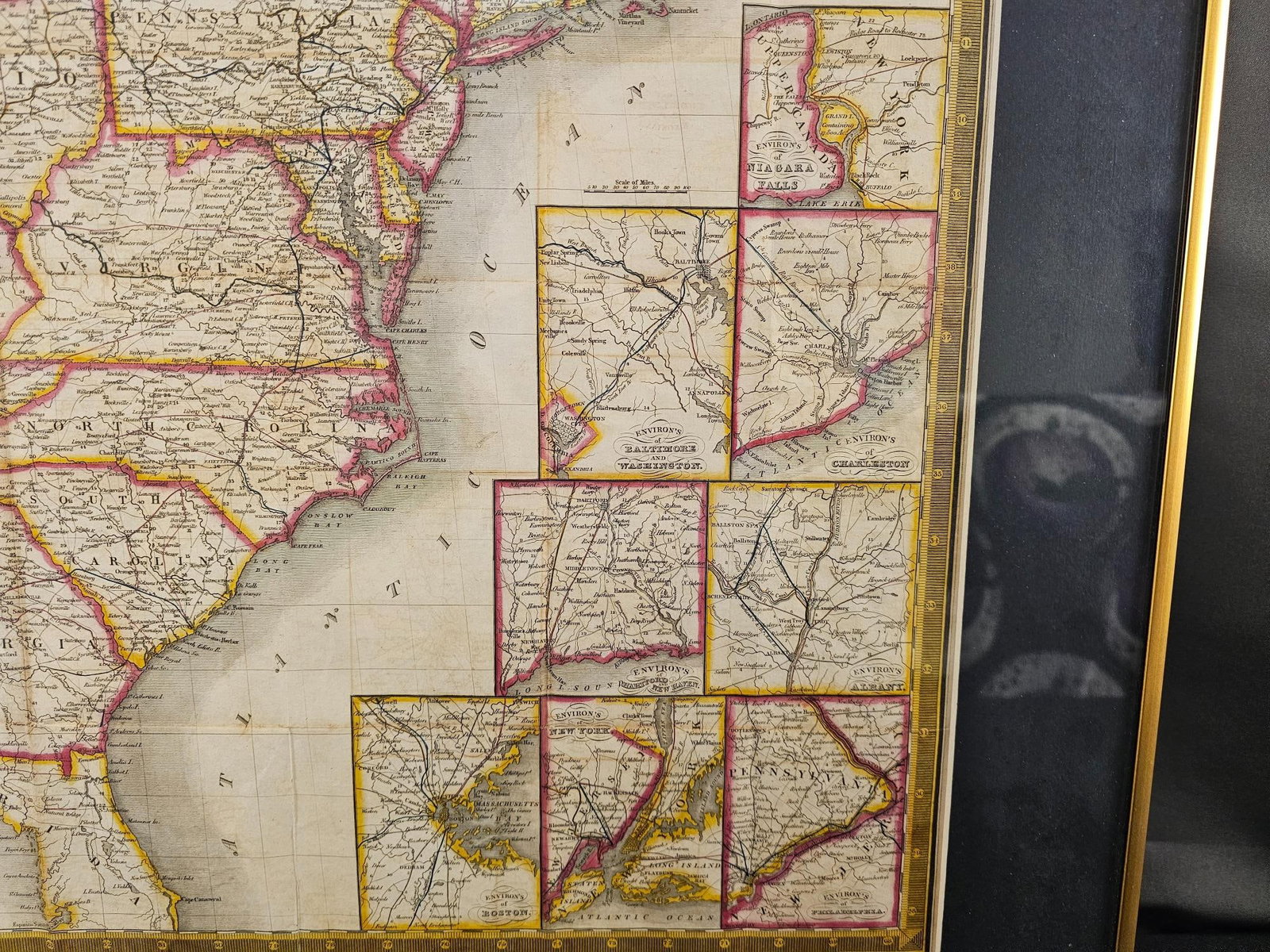 1835 Mitchell's United States Map - 5
