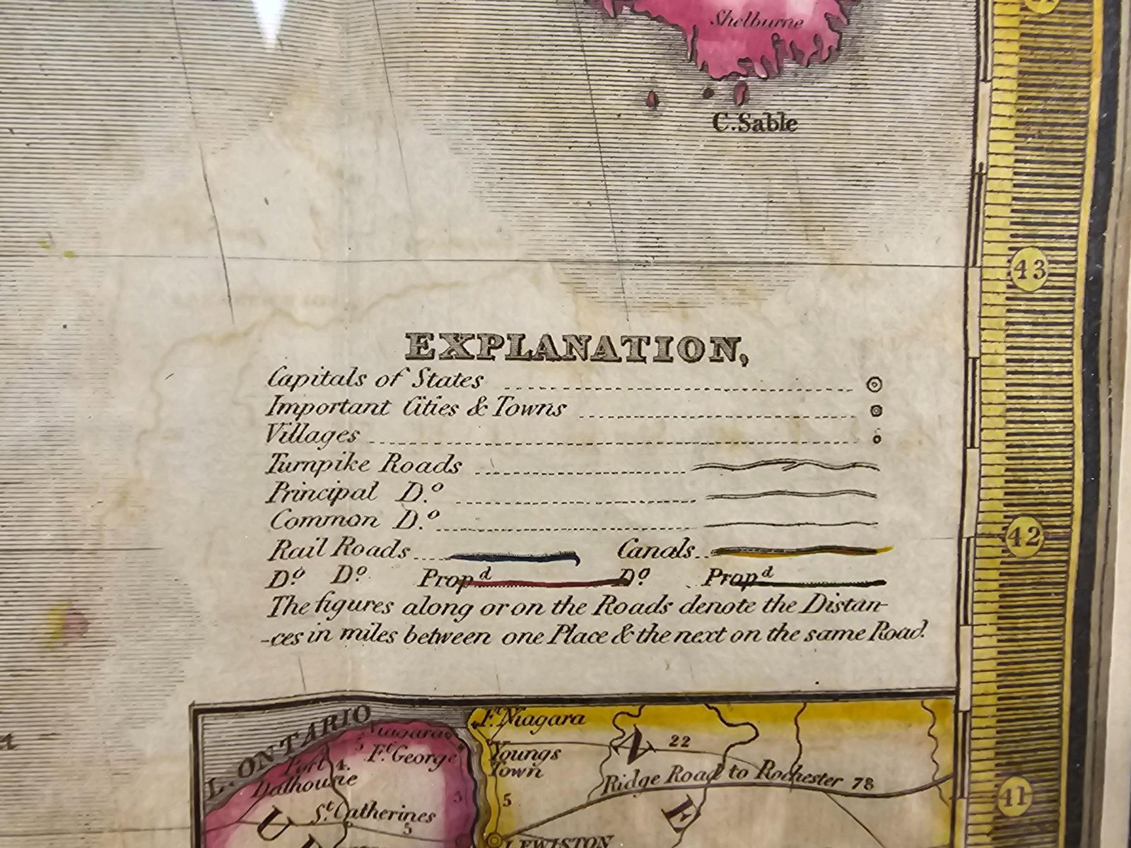 1835 Mitchell's United States Map - 6