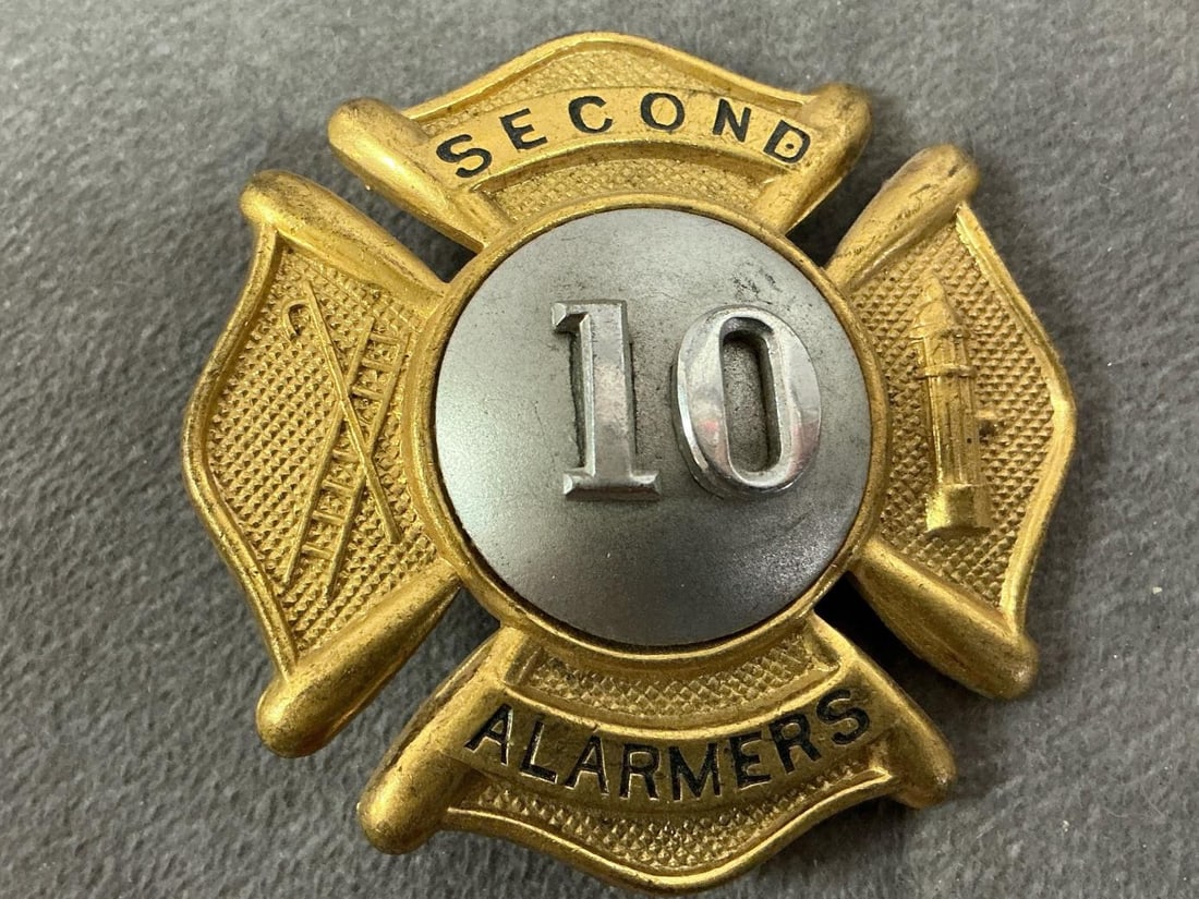 Gold Tone FD Badges - 3