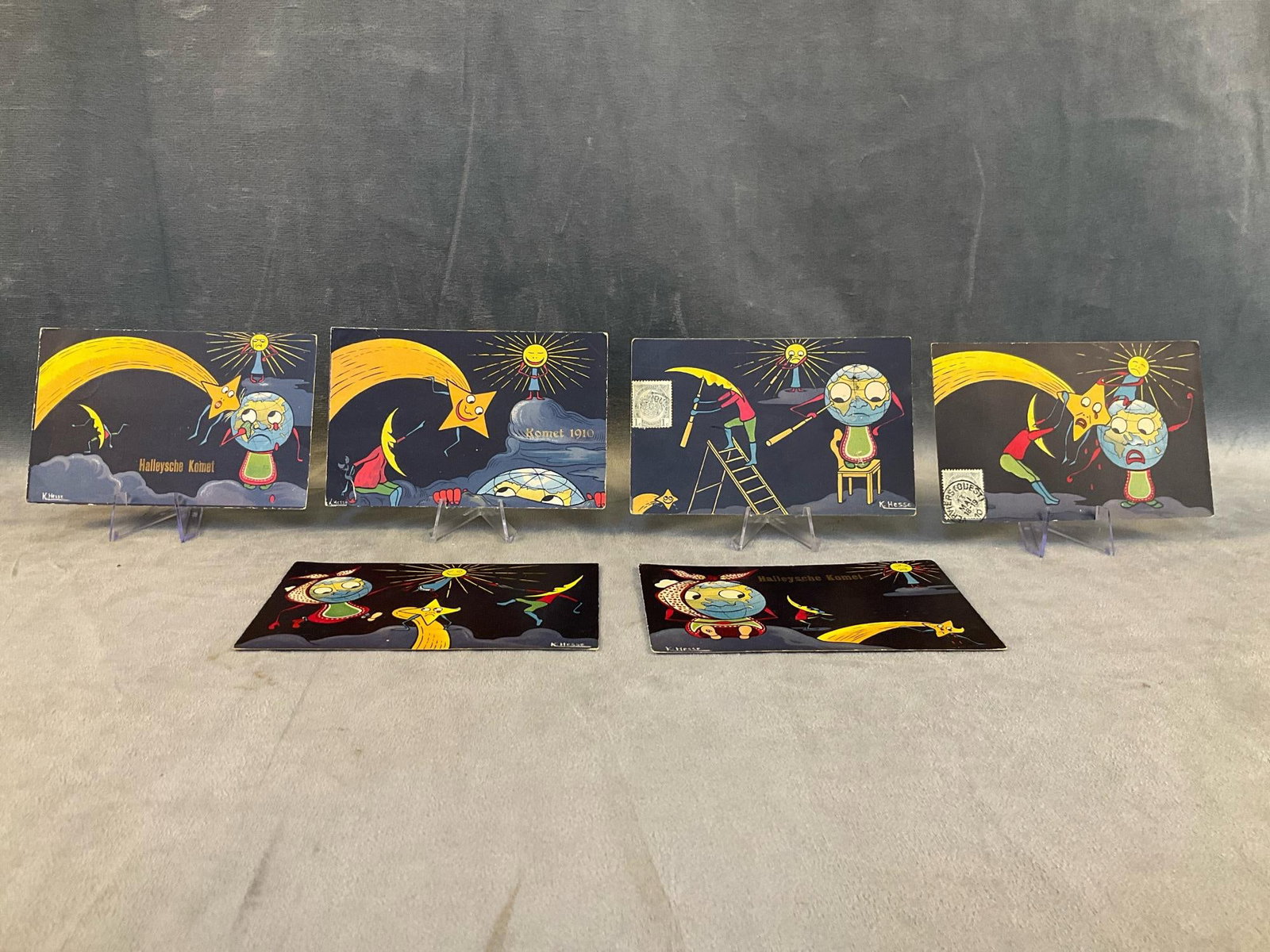Halley's Comet Postcards - 2