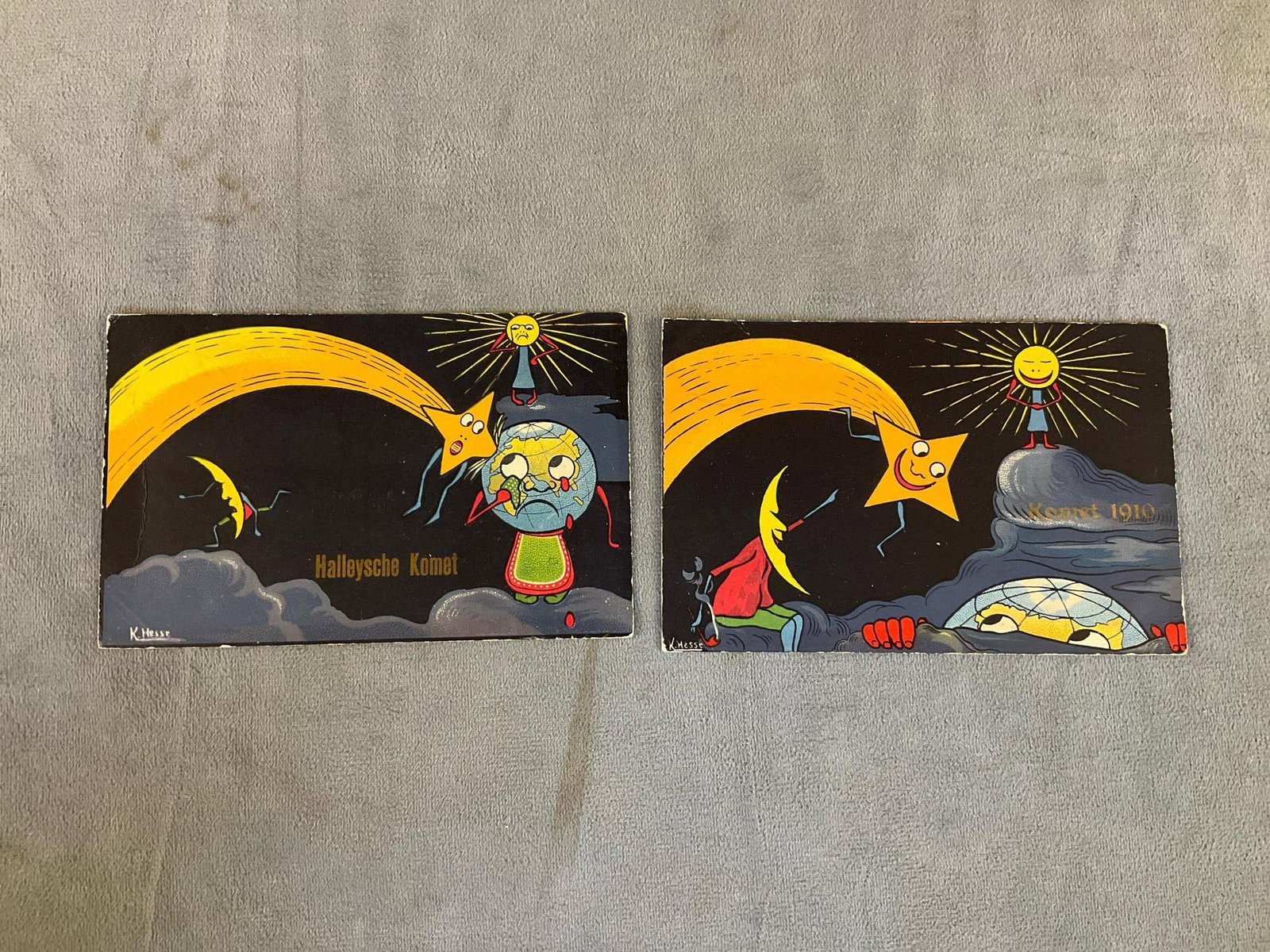 Halley's Comet Postcards - 5
