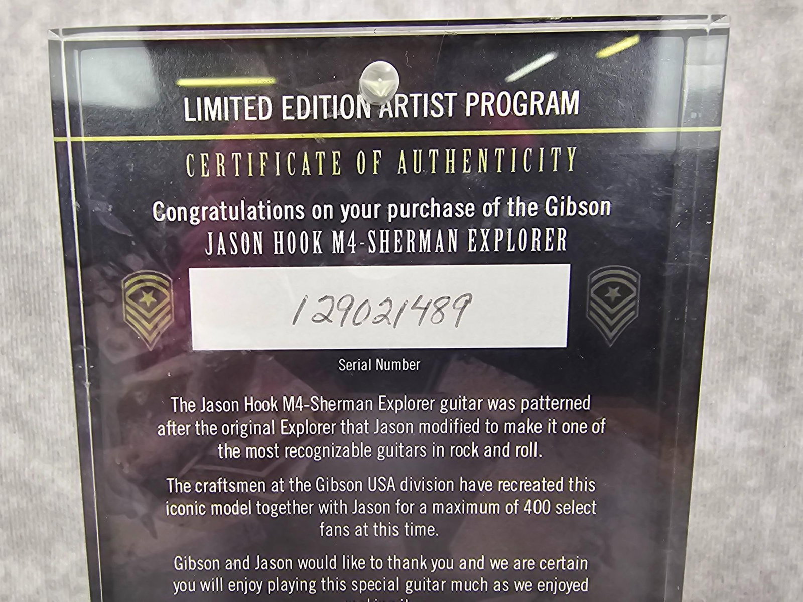 Jason Hook Autograph - 5