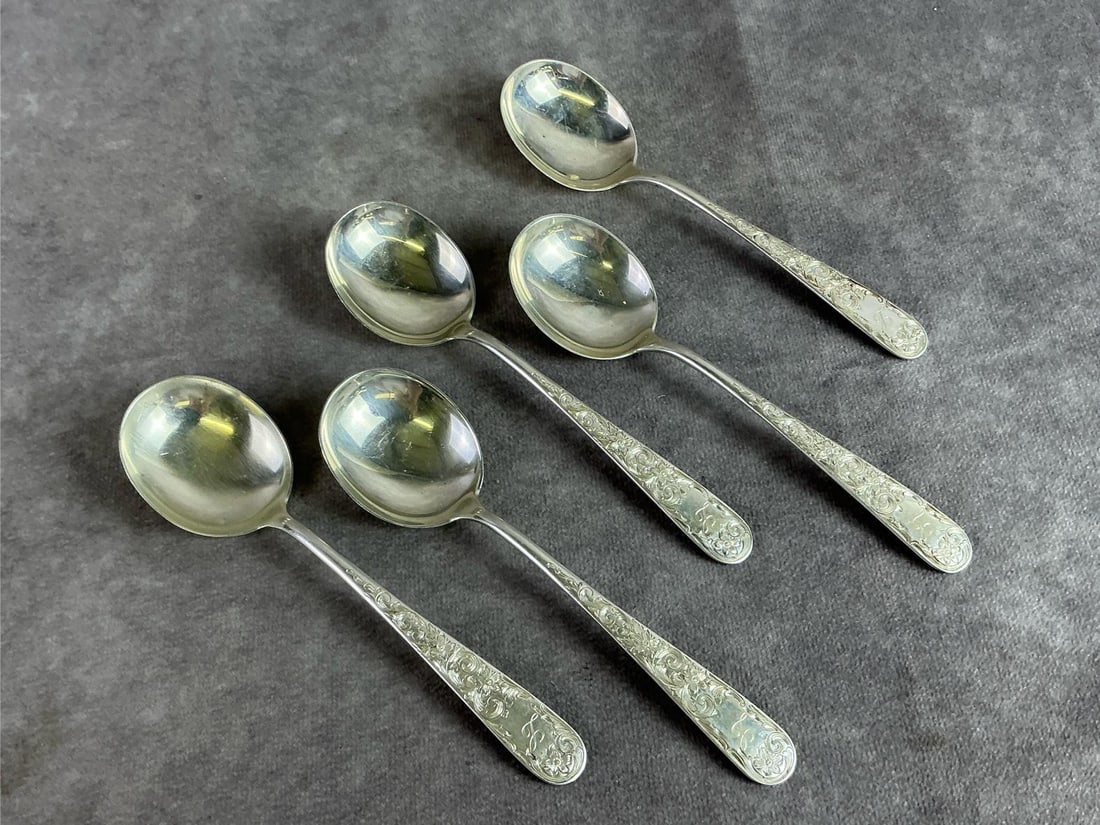 Sterling Soup Spoons - 2