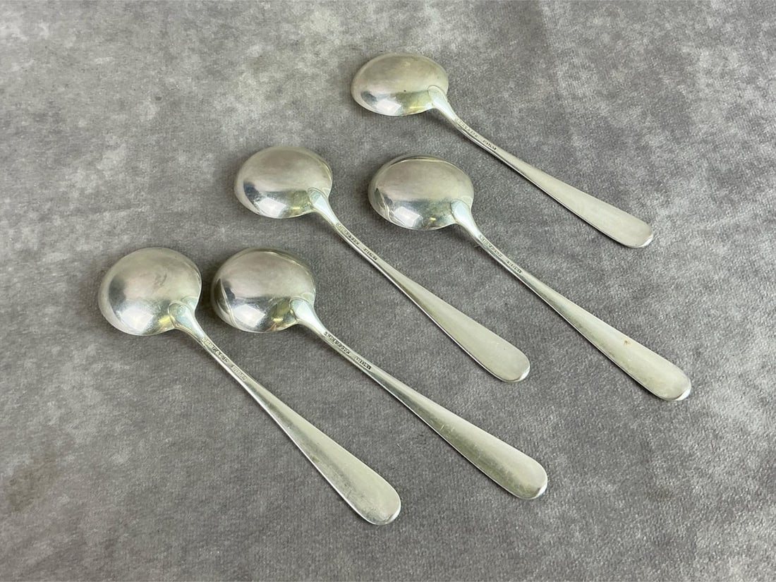 Sterling Soup Spoons - 4