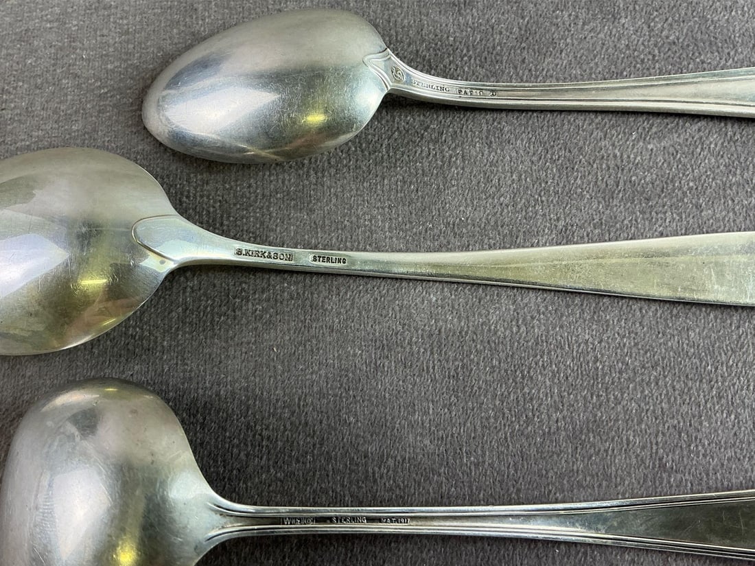 Sterling Assorted Spoons - 4