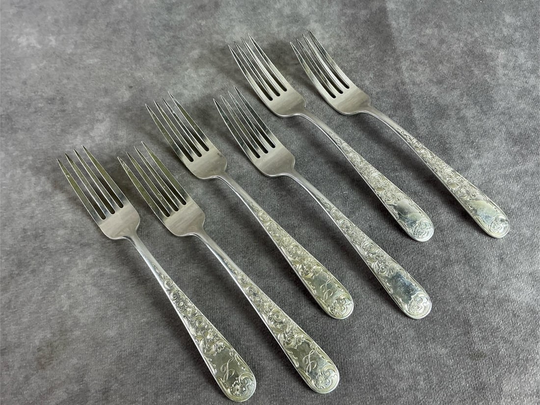 Sterling Salad Forks - 2