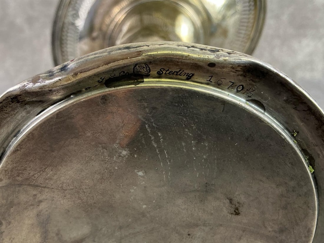 Sterling Silver Handled Basket - 4