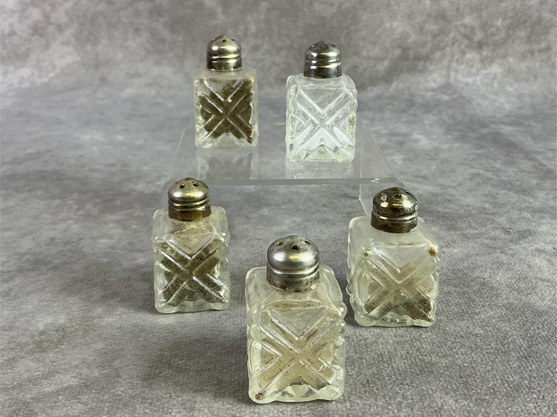Sterling Trimmed Glassware - 13