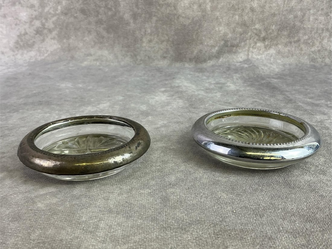 Sterling Trimmed Glassware - 9
