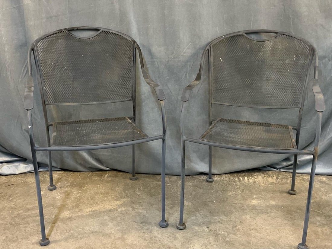 Outdoor Iron Armchairs (1 of 7)