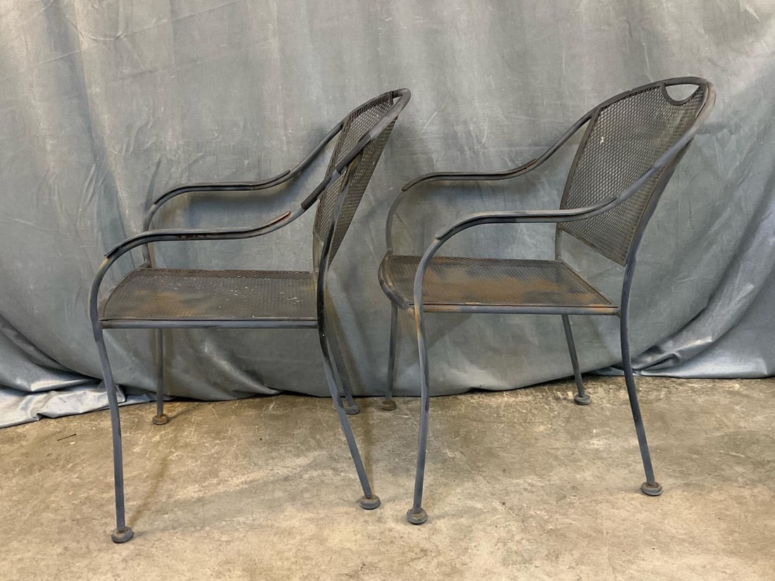 Outdoor Iron Armchairs - 4
